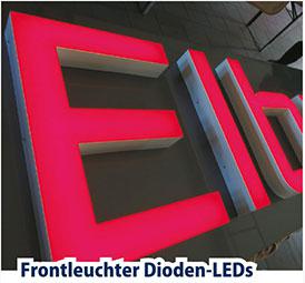 Ein Trend der digitalen programmierbaren LED-Leuchtbuchstaben mit Logo